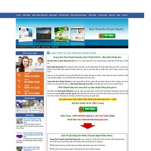Mẫu 104 - Dịch thuật tiếng Anh
