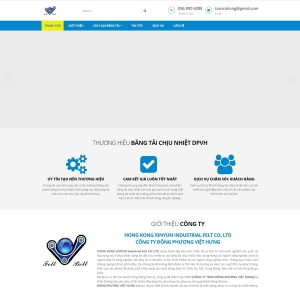 Mẫu 114 – Website Băng Tải