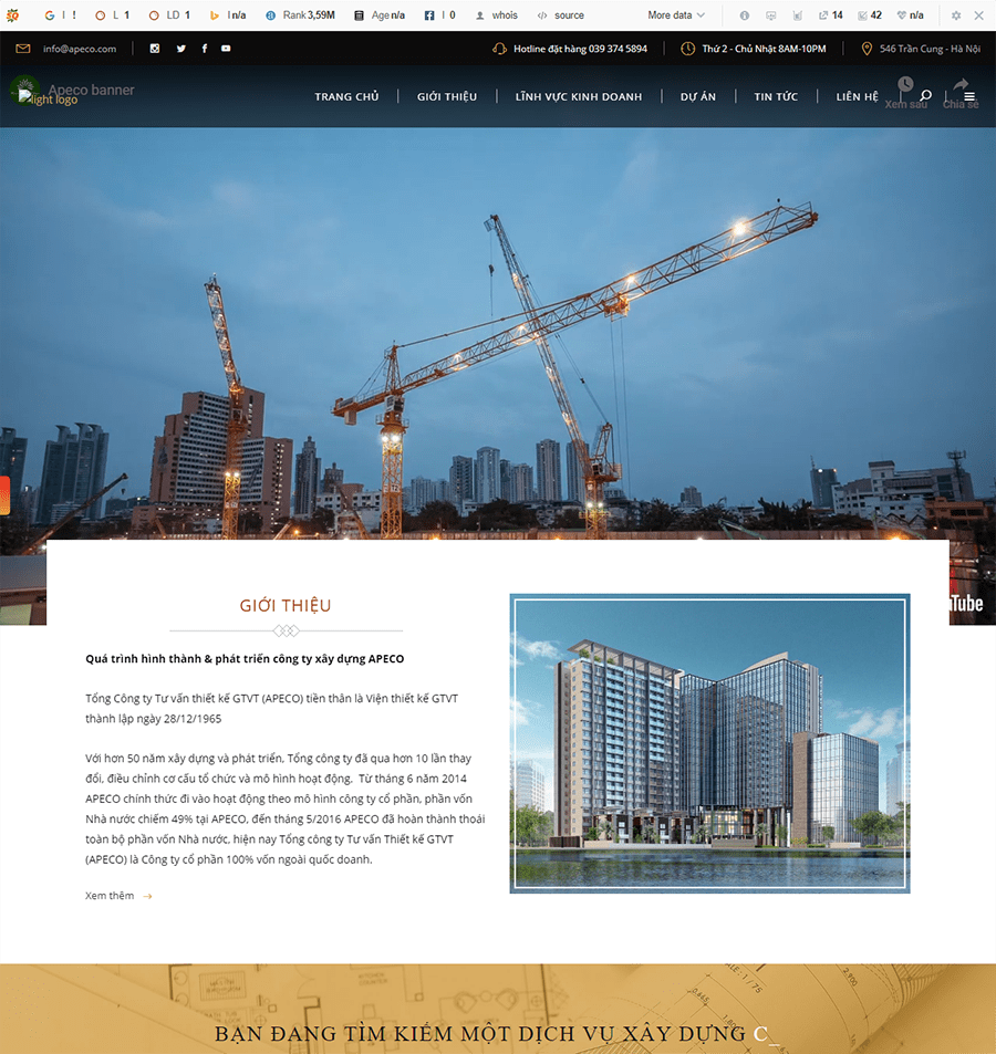 Mẫu 140 - Website giới thiệu