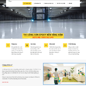 Mẫu 144 - Website dịch vụ