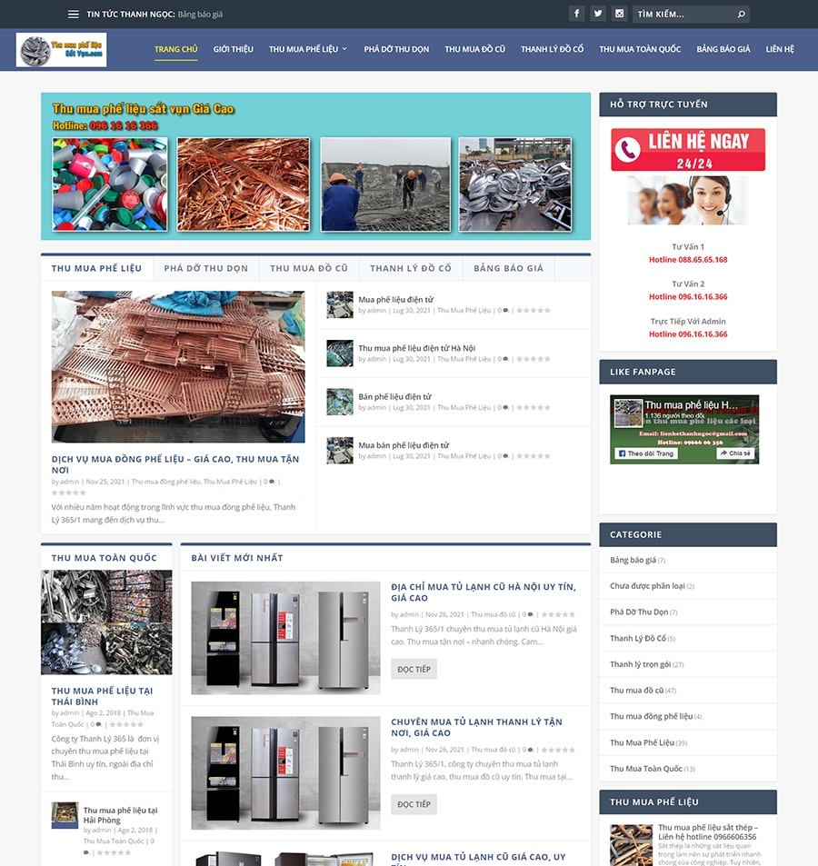 Mẫu 169 - Website giới thiệu, dịch vụ