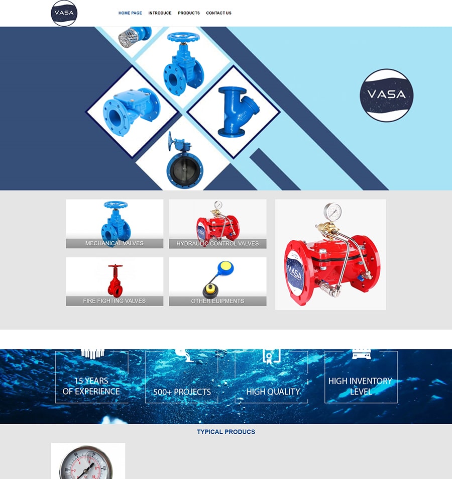 Mẫu 172 - Website giới thiệu