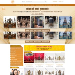 Mẫu 40 - Web đồ đồng