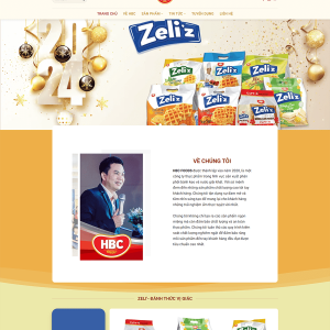 Mẫu 204 – Website giới thiệu