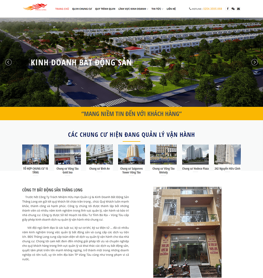 Mẫu 222 – Website giới thiệu