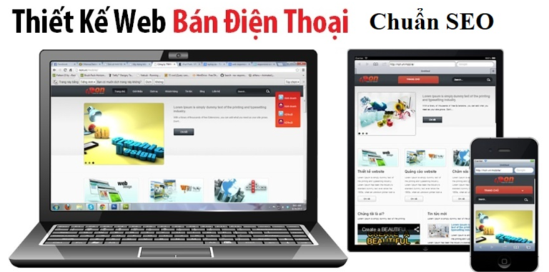 Thiết kế website điện thoại chuyên nghiệp, chuẩn SEO