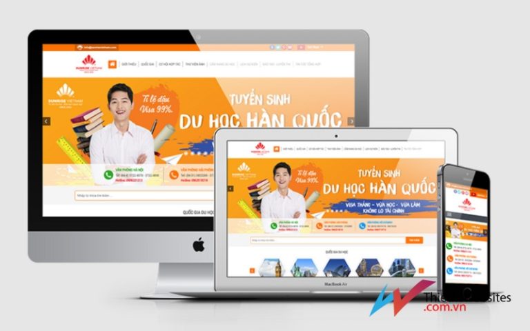 Thiết kế website giáo dục