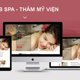 Dịch vụ thiết kế website thẩm mỹ viện, Spa, làm đẹp chuyên nghiệp