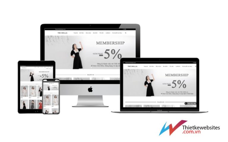 Dịch vụ thiết kế website thời trang chuyên nghiệp